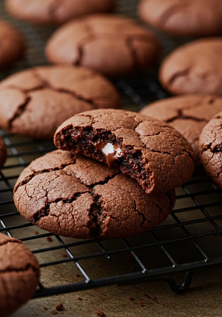 Chocolate Crinkle Cookies Recipe