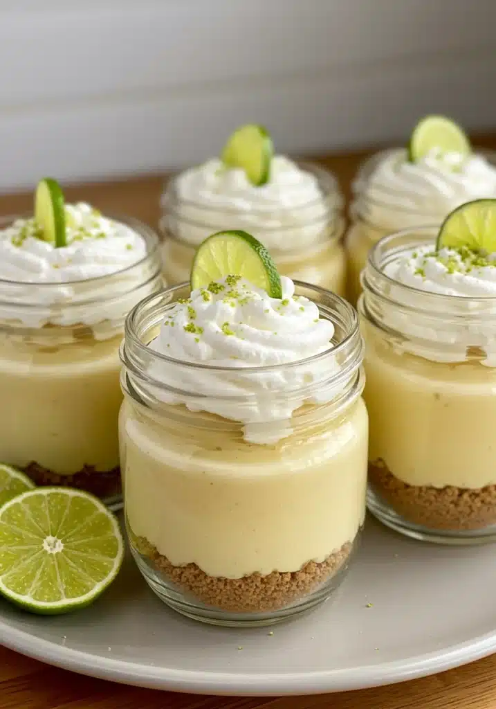 Quick Key Lime Pie Jars – Made in 10 Minutes or Less!
